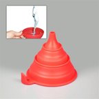 Lunaev Silicone Folding Funnel Katlanır Huni