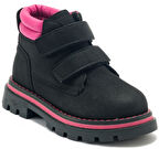 Beyaz (Arzen) Termo Kaymaz Taban Cırtlı Çocuk Bot SİYAH PEMBE