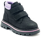 Beyaz (Arzen) Termo Kaymaz Taban Cırtlı Çocuk Bot SİYAH LİLA