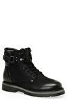 Lumberjack CESTY 4PR Termo Kaymaz Taban Bağcıklı&Fermuarlı Erkek Biker Bot SİYAH