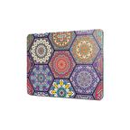 Decovetro Cam Kesme Tahtası Petek Mandala Desenli 20x30 Cm