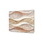 Decovetro Cam Kesme Tahtası Dalgalı Mermer Desenli 30x40 Cm