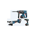 Proter PST 903 Trio Şarjlı Delici Kırıcı Matkap + Avuç Taşlama + Darbeli Matkap