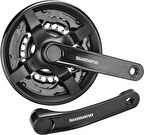 Shimano FC-TY301 Aynakol 3x7X8V Siyah 28/38/48T 175mm