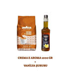 Lavazza Crema e Aroma 1000 gr + Grande Terra Vanilya Şurubu 750 ml
