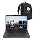 Lenovo ThinkPad E14 Ultra7 155H 96GB DDR5 1TB SSD 14'' FHD+ FDOS Dizüstü Bilgisayar & PER4 ÇANTA