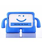 Apple iPad 10,9 inç 10. Nesil Uyumlu iBuy Standlı Fuchsia Yumuşak Eğlenceli Çocuk Tablet Kılıfı