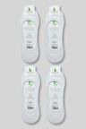Erkek Beyaz 4 Çift Bambu Babet Çorap