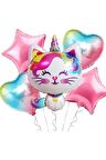 Miss Kedi Unicorn Folyo Balon