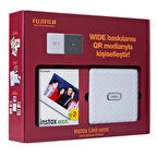 Instax Link Wide Beyaz Akıllı Telefon Yazıcısı Bundle Box