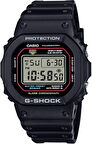 CASIO G-SHOCK DW-5600RL-1DR SİYAH SİLİKON KORDON DİJİTAL ERKEK KOL SAATİ