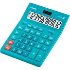 Casio GR-12C-LB 12 Hane Mavi Masa Üstü Hesap Makinesi