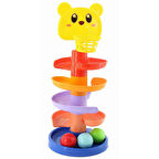 Oyuncak Eğitici Gökkuşağı Kule Oyunu 0-3 Yaş - Yenidoğan Bebek Öğretici Gelişim Oyuncakları