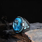 Senin Silver – Zirve 925 | Büyük Taşlı Erkek Gümüş Yüzük