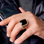 Senin Silver – Derin İz 925 | Sanatsal Dokulu Gümüş Yüzük