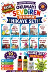 1. Sınıf Öğretmen Tavsiyeli Okumayı Sevdiren 16 Sayfa 10 Kitaplık Hikaye Seti-2 (Slime Set Hediyeli)