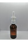 50cc Kahverengi Burun Spreyli Şişe,cam Amber Şişe,medikal Şişe,50 Adet