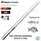 Major Craft Crostage CRX-T802ML/Kurodai 244cm 2-15gr (2P) LRF Kamış