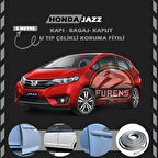 Honda Jazz Oto Araç Kapı Koruma Fitili 5metre Parlak Gri Renk