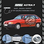 Opel Astra F Oto Araç Kapı Koruma Fitili 5metre Parlak Gri Renk