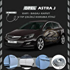Opel Astra J Oto Araç Kapı Koruma Fitili 5metre Parlak Gri Renk