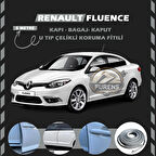 Renault Fluence Oto Araç Kapı Koruma Fitili 5metre Parlak Gri Renk