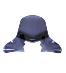 Honda Dio 110 Tur Camı Uzun Ön Cam Füme Renk 58 cm Biadil Supermoto