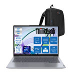 Lenovo Thinkbook 14 G7 Iml Intel Ultra 7 155H 96GB Ddr5 4tb SSD Intel® Aı Boost 14" Wuxga 300NITS IPS Freedos Taşınabilir Bilgisayar 21MR0050TRF40 + Zetta Çanta