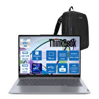 Lenovo Thinkbook 14 G7 Iml Intel Ultra 7 155H 48GB Ddr5 4tb SSD Intel® Aı Boost 14" Wuxga 300NITS IPS Windows 11 Home Taşınabilir Bilgisayar 21MR0050TRH25 + Zetta Çanta
