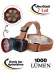 GP-326 Ultra Güçlü Şarjlı Kafa Lambası 10 Watt 1000 Lümen