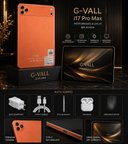 G-VALL i17 PRO MAX TABLET  512  DEPOLAMA 32 GB RAM KLAVYE + AİRPODS + MOUSE+ KILIF + CAM KORUYUCU + ŞARJ ALETİ + KALEM FULL SET