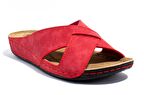 Dagoster DZA37-514 Kırmızı Günlük Ortopedik Kadın Terlik