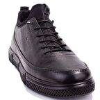 Hammer Jack 10219676 Siyah Ortopedik Günlük Erkek Deri Ayakkabı