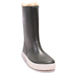 İgor W10207 Splash Nautico Borreguito Haki Ortopedik Kürklü Erkek Çocuk Yağmur Çizme