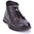 Dagoster DZA07-122042651 Siyah Günlük Düz Taban Deri Kadın Bot