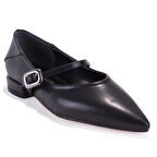 Dagoster DZA07-725315 Siyah Klasik Topuklu Kadın Ayakkabı