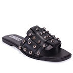 Dagoster DZA07-998005 Siyah Düz Spor Kadın Terlik