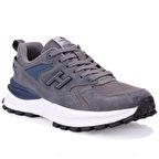 Hammer Jack 10125001 Peru Premıum Koyu Gri Lacivert Ortopedik Günlük Deri Erkek Spor Ayakkabı