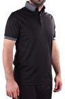 Twister 2305 Siyah Günlük Kısa Kol Normal Kesim Pamuklu Polo Yaka Erkek Tişört