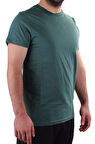 Twister Jeans 2300 Yeşil Günlük Pamuklu Basıc Bisiklet Yaka Erkek Tişört