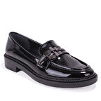 Dagoster DZA07-863705 Siyah Rugan Günlük Loafer  Kadın Ayakkabı