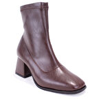 Dagoster DZA07-1277101 Kahve Klasik Topuklu Kadın Bot