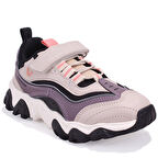 Vicco Pote 346F25K244 Bej Ortopedik Günlük Kız Çocuk Spor Ayakkabı