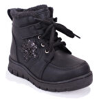 Vicco Punto 946F25K433 Siyah Ortopedik Günlük Kız Çocuk Spor Bot