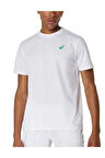 Asics Erkek Tişört Court Graphic SS Top 2041A348-100
