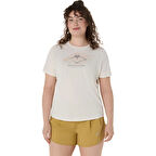 Fujıtrail Logo Ss Kadın Bej Koşu T-Shirt 2012D314-100