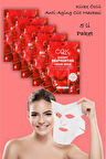 5 Adet Kiraz Çiçeği Kuru ve Pürüzlü Ciltlere Uygun Kağıt Maske Cherry Face Mask 30ML XLM0199