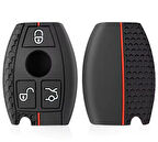 Mercedes Cls Cla Amg C180 E200 W204 Silikon Anahtarı Koruma Kılıf 3 Tuşlu Model 2.resime Bakınız