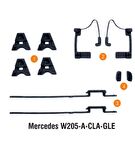 Mercedes W205 C180 C200 C300 Sunroof Tamir Takimi 457584143 