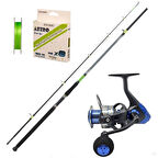 Okuma Safina 4000 - Daiwa Sensör 180cm Tekne Olta Seti